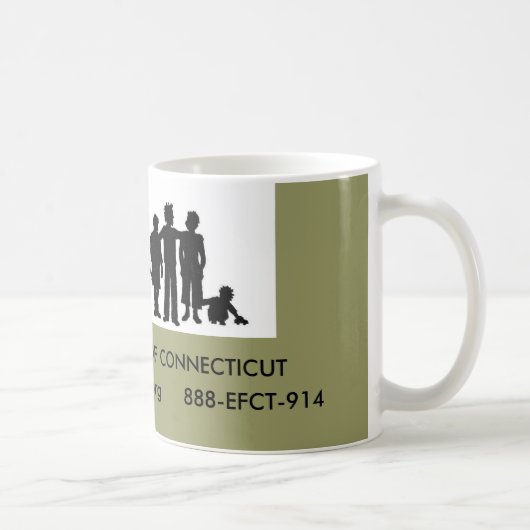 GROSSFAMILIE VON CONNECTICUT KAFFEETASSE (Rechts)