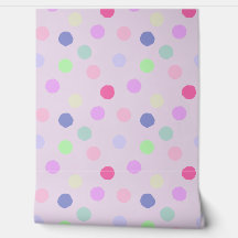 Großfarbige Polka Dots Design