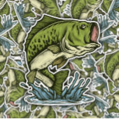 Großfisch-Illustration | Die Aufkleber