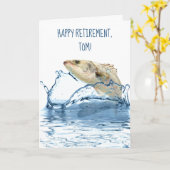 Großfischrente für Fischer Karte (Gelbe Blume)