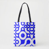 Großflächiger geometrischer Circle Print Tasche (Vorderseite)