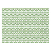 Großformat Apple Green Ikat Tischdecke (Vorderseite (Horizontal))