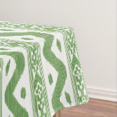 Großformat Apple Green Ikat Tischdecke (Beispiel)
