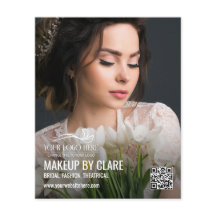 Großformat-Fotomakeup-Artist mit Ihrem Logo