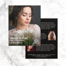 Großformat-Fotomakeup-Artist mit Ihrem Logo