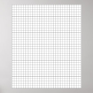 Großformat Graph Paper Poster