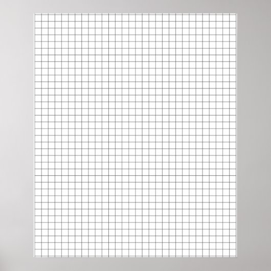 Großformat Graph Paper Poster (Vorne)