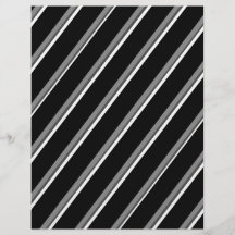 Großformat Schwarz-Weiß-Diagonal-Streifen Scrapboo