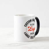 Großformat-Text Werbe-Logo Hitzeändernde Tasse (VorderseiteRechts)