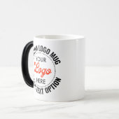 Großformat-Text Werbe-Logo Hitzeändernde Tasse (Vorderseite Links)