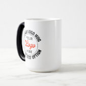 Großformat-Text Werbe-Logo Hitzeändernde Tasse (Vorderseite Links)