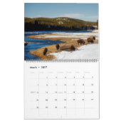 Großformat Yellowstone Park Kalender (Mär 2027)