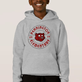 Großformatiges Art-Deco-Pennington-Logo Hoodie