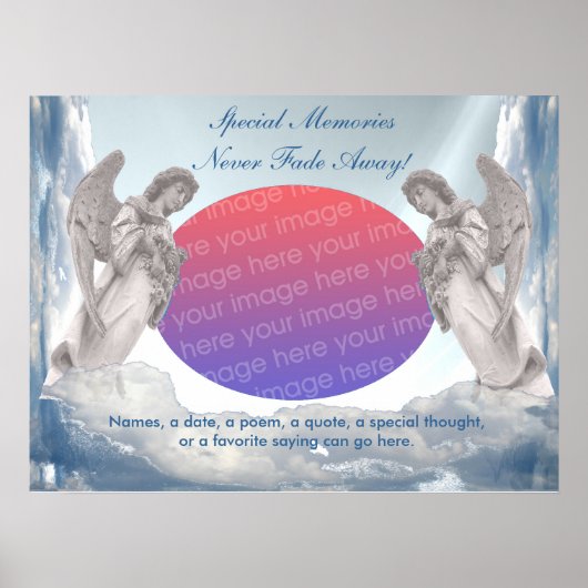 Großformatiges Special Erinnerungen Poster (Vorne)