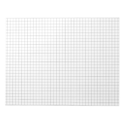 Großformatpapiernotiz Notizblock (Vorderseite)