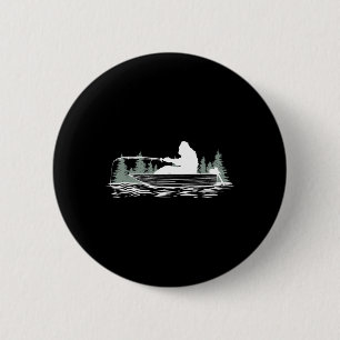 Großfuß-Angler Fischiger Angler-Fan Angler Retro Button