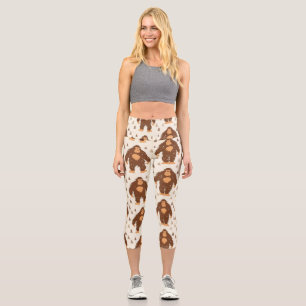 Großfuß Capri Leggings