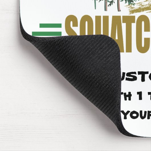 Großfuß Mousepad (Ecke)