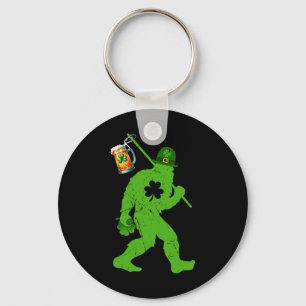 Großfuß St. Patricks Tag Sasquatch Big Foot Yeti S Schlüsselanhänger