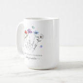 Großgarten mit Enkeln, Wildblumen Kaffeetasse (Vorderseite Links)