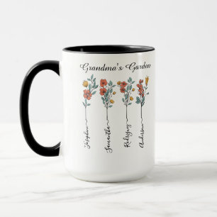 Großgarten mit vier Namen für die Mama Tasse