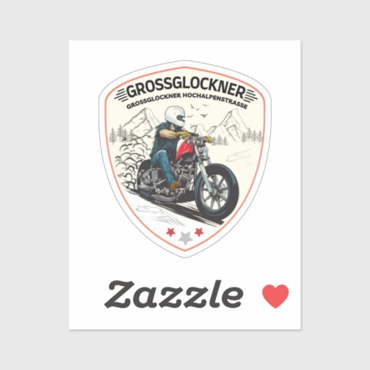 Grossglockner Hochgebirge Alp Locarno Aufkleber (Blatt)