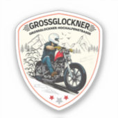 Grossglockner Hochgebirge Alp Locarno Aufkleber (Vorderseite)