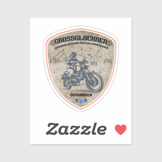 Grossglockner Hochgebirge Alp Locarno Aufkleber (Blatt)