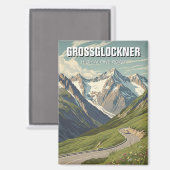Grossglockner Hochgebirge Magnet (Vorderseite/Rückseite)