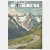 Grossglockner Hochgebirge Magnet (Vorderseite)