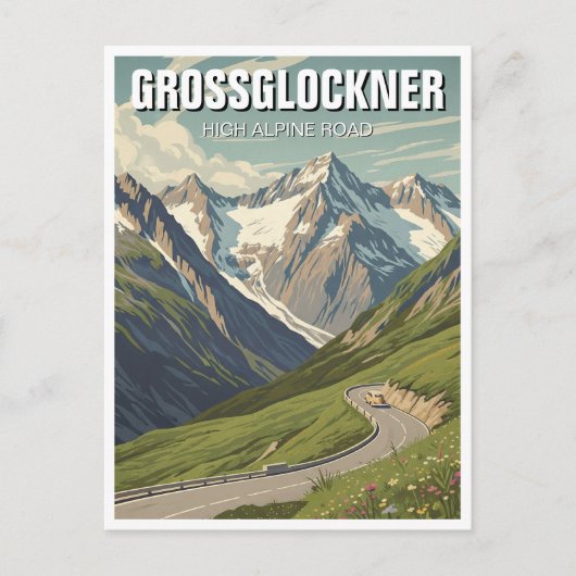 Grossglockner Hochgebirge Postkarte (Vorderseite)