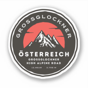 Grossglockner Hochgebirgsstraße - Alpenmotob Aufkleber