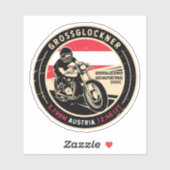 Großglockner | Österreich | Motorrad Aufkleber (Blatt)