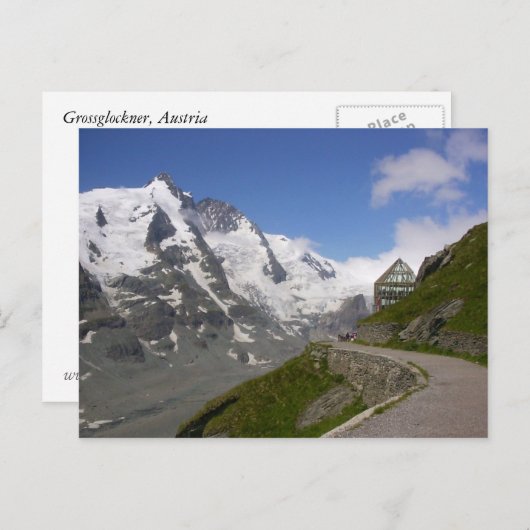 Großglockner Postkarte (Vorne/Hinten)