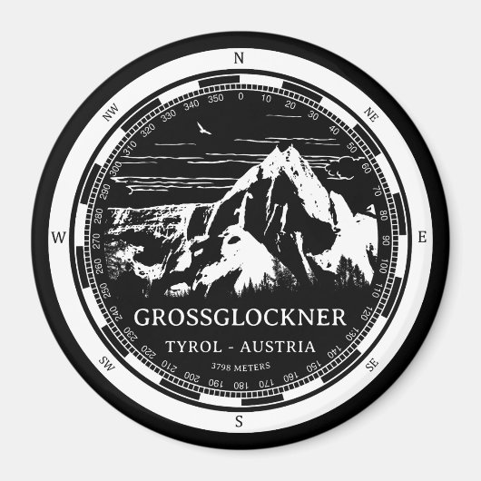 Grossglockner - Tirol - Alpen Magnet (Vorne)