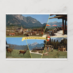 Grossgmain Vintage Österreichische Alpen Multiview Postkarte