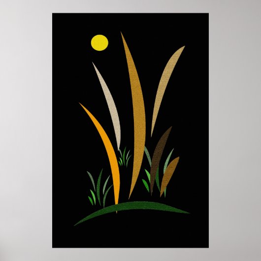 Großgras 36 x 24 Poster (Vorne)