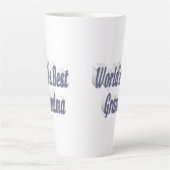 Großgrautypografie Milchtasse (Vorderseite)