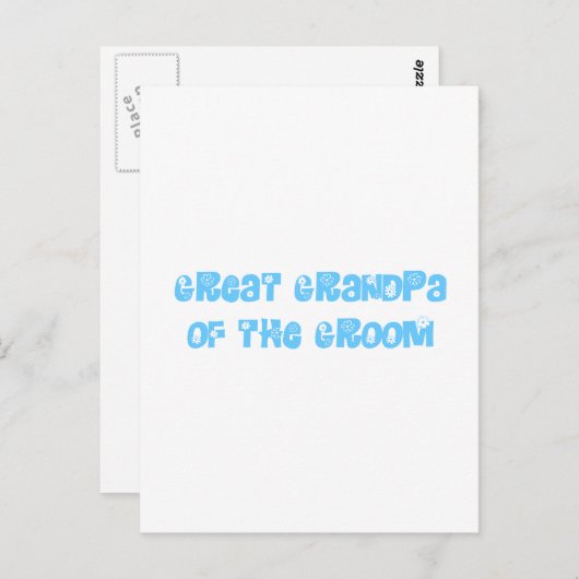 Großgroßvater Postkarte (Vorne/Hinten)