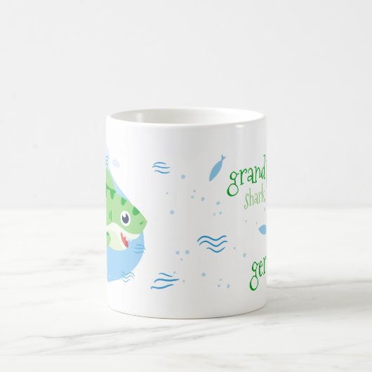 Großhaie - Grün Kaffeetasse (Mittel)