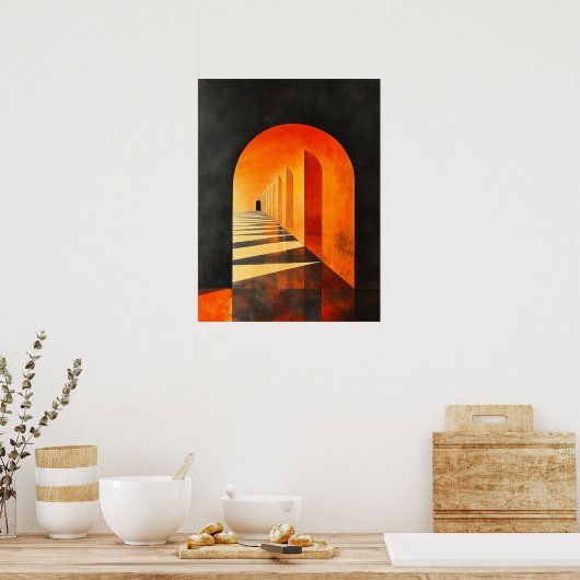 Großhalle Poster (Küche)