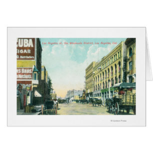 Großhandelsbezirks-Szene auf Los Angeles-Straße