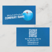 Großhandelsfischerei Visitenkarte (Vorne/Hinten)