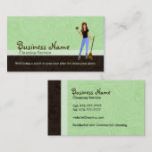 Großhandelshaus-Reiniger-Visitenkarten Visitenkarte (Vorne/Hinten)