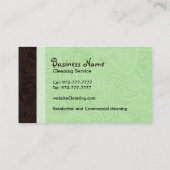 Großhandelshaus-Reiniger-Visitenkarten Visitenkarte (Rückseite)