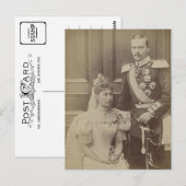 Großherzog & Großherzogin Victoria Melita Hessen Postkarte (Vorne/Hinten)