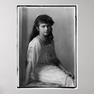 Großherzogin Anastasia Nikolajewna, Russland Poster