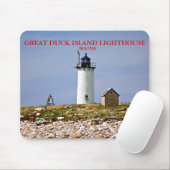 Großherzoginsel Leuchtturm, Maine Mousepad (Mit Mouse)