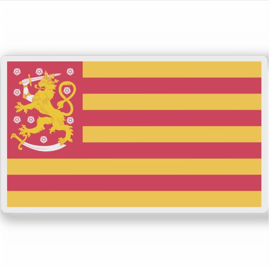 Großherzogtum Finnland (nach schwedischer Lautspre Aufkleber (Vorderseite)