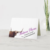 Großhirnen sind für jeden Anlass nach Maß geeignet Karte (Rückseite)